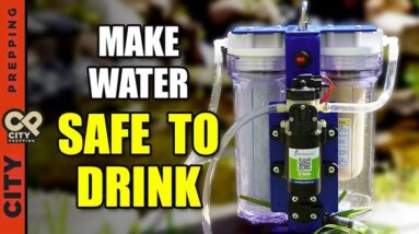 Easily Make Water Safe To Drink: PortaWell Water Filter Review