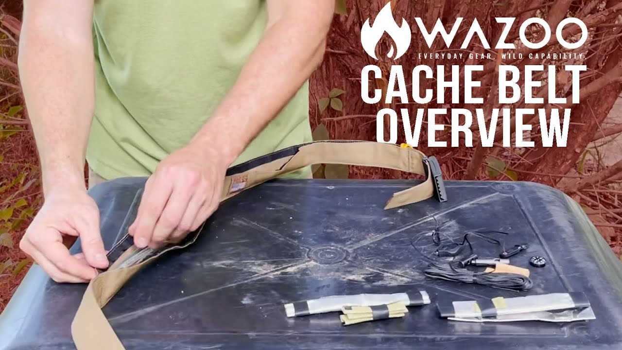 Cache Belts The Wazoo Survival Cache Belt | ON Three