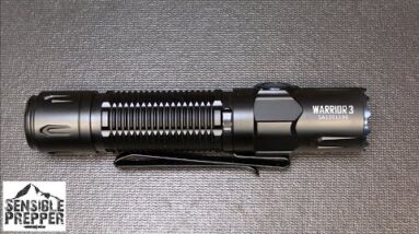 Olight Warrior 3   2300 Lumen Tactical Flashlight Review