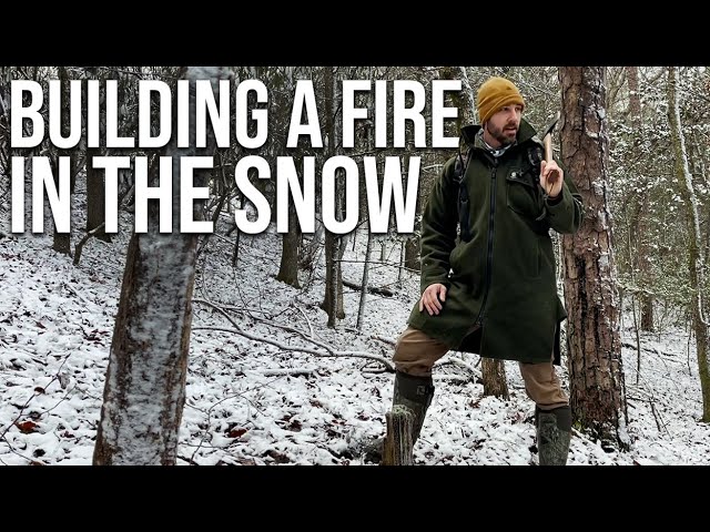 Building A Fire & Harvesting Drinking Water In The Snow | ON Three