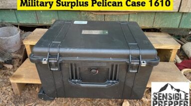 New Military Surplus Pelican Model 1610 Case Review