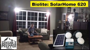 SHTF Solar Power Lighting! Biolite Solar home 620+ Review
