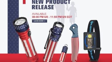 Olight Stars & Stripes Sale June 8th 8pm-June 9th