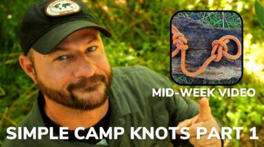 Corporals Corner Mid-Week Skills Video Camp Knots Part 1