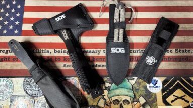 SOG Fling, Smith & Wesson Bullseye, SOG Throwing Hawk 👍or👎