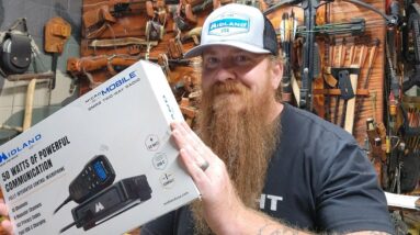 Midland MXT575 MicroMobile GMRS with a Fully-Integrated Control Microphone