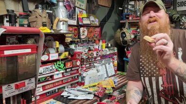 Taste Testing The S.O.S. emergency food rations