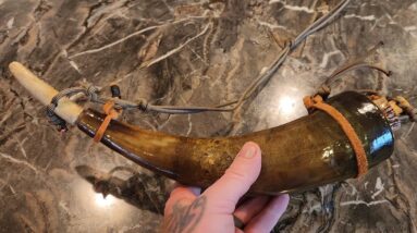 Making a Vintage Hunting Black Powder Horn