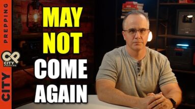 We Have a Limited Opportunity Right Now...