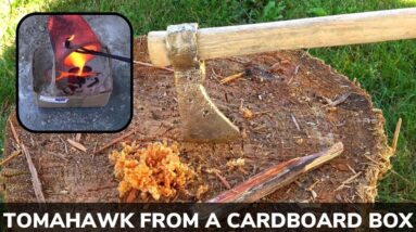 Corporals Corner Mid-Week Skills How to Make a Tomahawk from a Cardboard Box