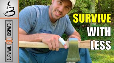 Broken Survival Tool? Axe Repair Using Only The Axe!