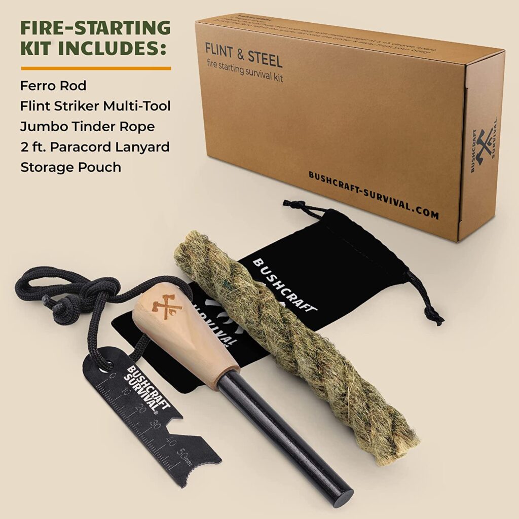 Bushcraft Survival Ferro Rod Fire Starter Kit Review Bushcraft Survival Ferro Rod Fire Starter Kit Review