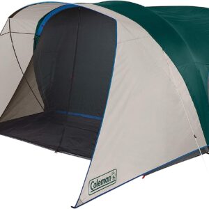 coleman cabin camping tent with screened porch 46 person weatherproof tent with enclosed screened porch option includes 1 1