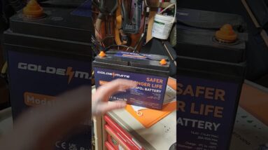 GOLDENMATE BATTERIES #prepper #solar