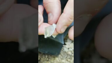 Improvised Fire Starting with a Battery?
