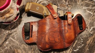 IWB OWB Spare Mag Leather Holster Project
