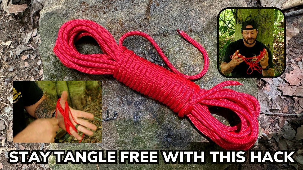 Keep Your Cordage Tangle Free With This Simple Survival Hack