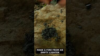 Make Fire from an Empty Lighter with This Hack