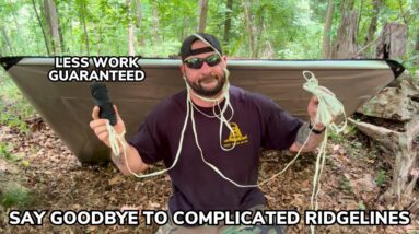 No Convoluted Ridgeline No Problem Hang a Tarp Like a Boss