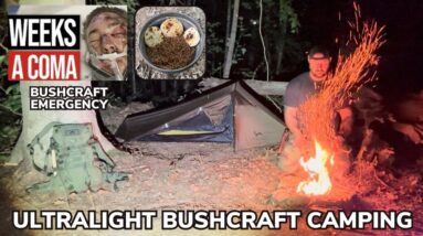 Solo Overnight Sleeping in an Ultra-Light Bivy Camp with Another Emergency Call to Action