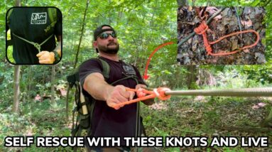 Real Life Use of Simple Knots Self-Rescue and Live