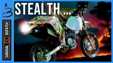 Stealth Camp With The SHTF Apocalypse Bike
