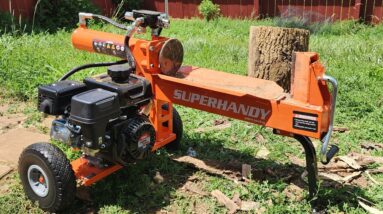 SuperHandy 20 TON Log Splitter is a POWERHOUSE!