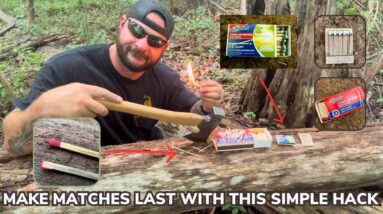 Split Household Matches Like a Boss and Make Them Last Forever
