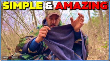 The Survival Cape ❗️The Amazing Versatility Of The Wool Poncho