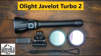Olight Javelot Turbo 2 Flashlight : 1500 Meter Beam Distance!