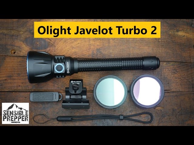 Olight Javelot Turbo 2 Flashlight : 1500 Meter Beam Distance!