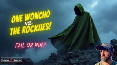 Sleeping Outside in Colorado With Just a Wool Poncho | Fail or Win?