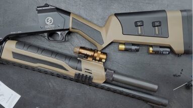 FOLDING SEMIAUTOMATIC SHOTGUN