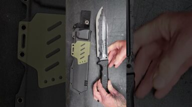 GTK36 Fixed Battle Knife Steel Blade Full Tang