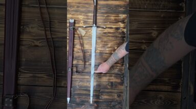 Medieval Sword 46" Hand Forged Spring Steel by Fidestisan