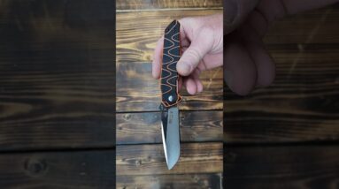 8.4in Folding Knife AUS-8 Steel Blade, G10 Handle with Anti-Slip Texture, Ball Bearing Pivot