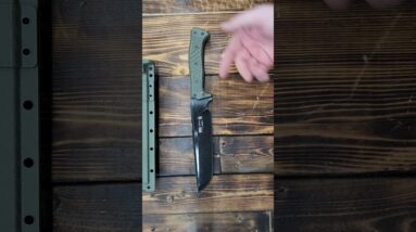 Full Tang Outdoor Knife – 440C Stainless Steel Blade, 6mm Thick, 14.8in Overall