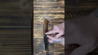 Tigerous Knives Damascus Hunting Knife