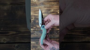 Eafengrow EF226 Folding Knives D2 Blade and G10 Handle Knife Outdoor Camping Hiking EDC Tools (Jade)
