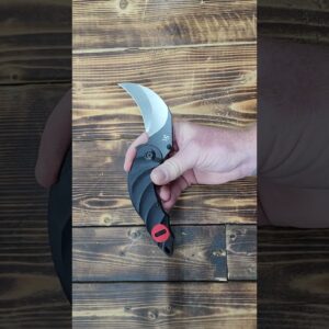 Sitivien ST160 Pocket Folding Knife,K110 Steel Blade with G10 Handle EDC Tool Knife