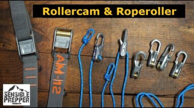 Rollercam & Rope Roller: Simple Strap and Paracord Tensioners