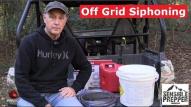 Ways to Siphon Gas and water for Prepping