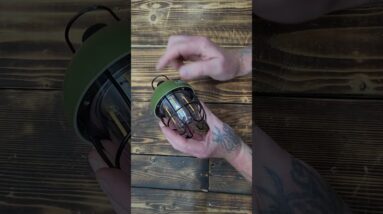 Vintage LED Camping Lantern – Rechargeable Retro Railroad-Style Tent Light  https://amzn.to/44Dc959