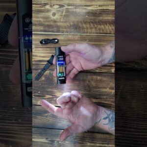 EDC Flashlight Rechargeable 365nm UV w RGB, Mini Magnetic LED 1500 Lumens Pocket Mode Memory