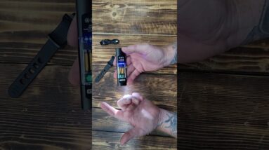EDC Flashlight Rechargeable 365nm UV w RGB, Mini Magnetic LED 1500 Lumens Pocket Mode Memory