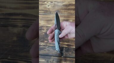 3.3" D2 Steel Blade Titanium Handle Pocket Folding Knife w Frame Lock, PK-01 https://amzn.to/4adiJTD