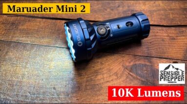 Marauder Mini 2 Flashlight Review : 10K Lumens of Light