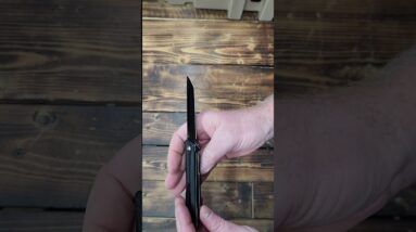 REMETTE Tactical Folding Pocket Knife GD22K, 3.6" Black PVD Tanto Blade Flip https://amzn.to/49BKt2m