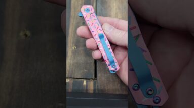 Pink Pocket Knife Donut Pattern Sharp Folding Pink Compact and Easy to Fold https://amzn.to/3ZbboNp