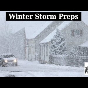 Winter Storm Prep Tips